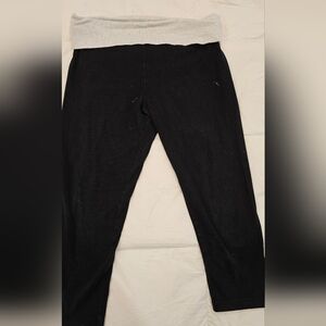 Victoria's Secret Black and Gray Leggings